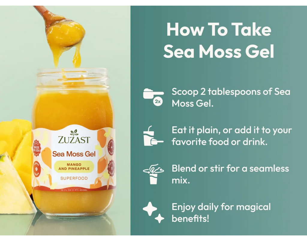 Zuzast Sea Moss Gel Superfood