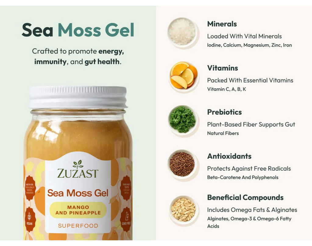Zuzast Sea Moss Gel Superfood